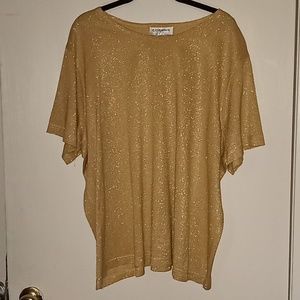 Pre-loved gold blouse 3x